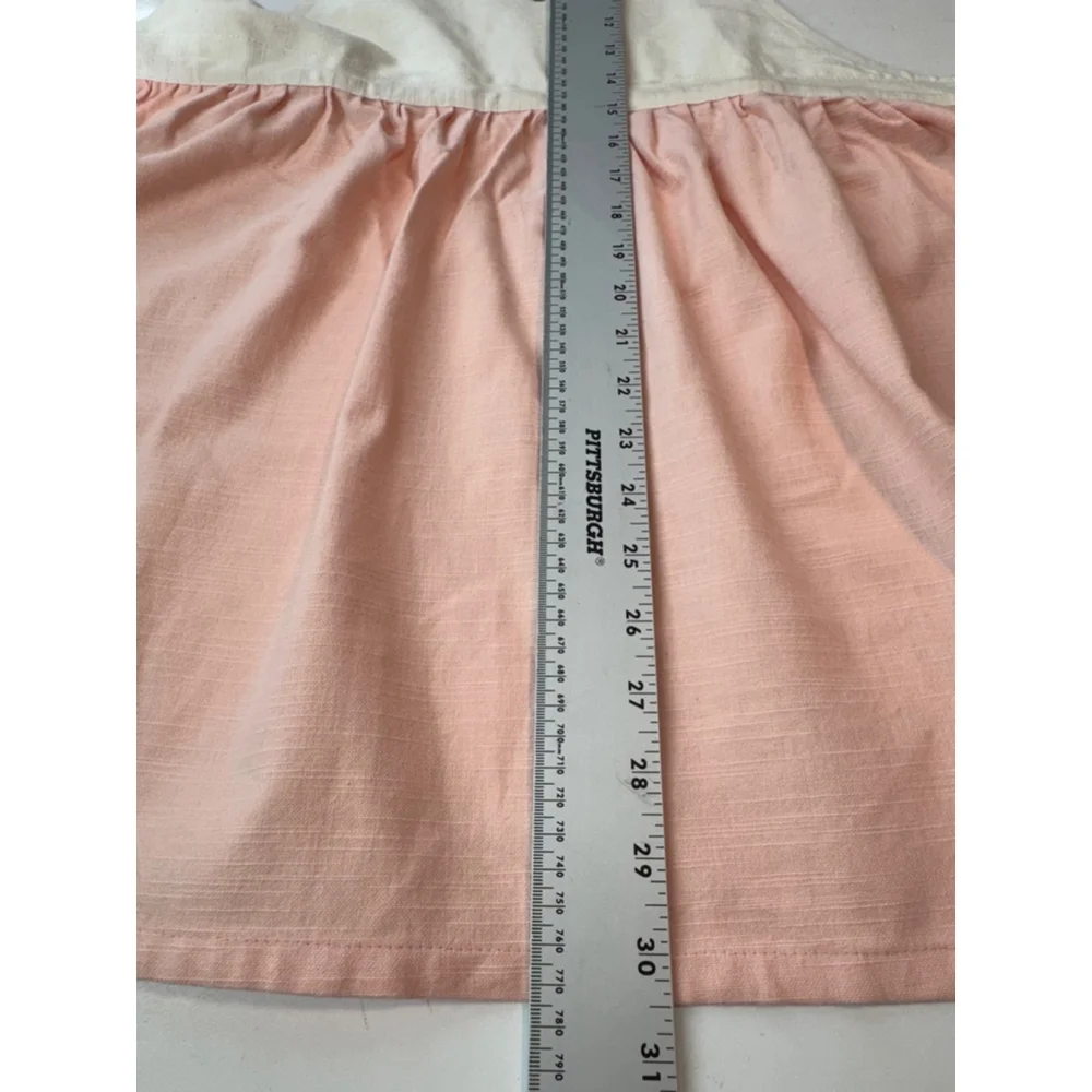 World Market Princess Bunny Apron White Pink Happy Easter Spring Baking Kitchen